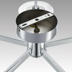 8261/5C MODERNI LN26 металл/стекло, хром/прозрачный Люстра потолочная E14 5*40W 220V VERDI