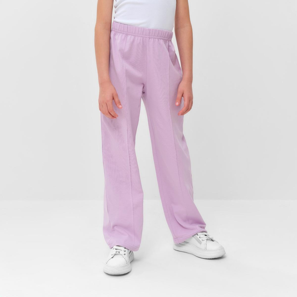 Брюки для девочки цвет лиловый, рост 110см (MINAKU)