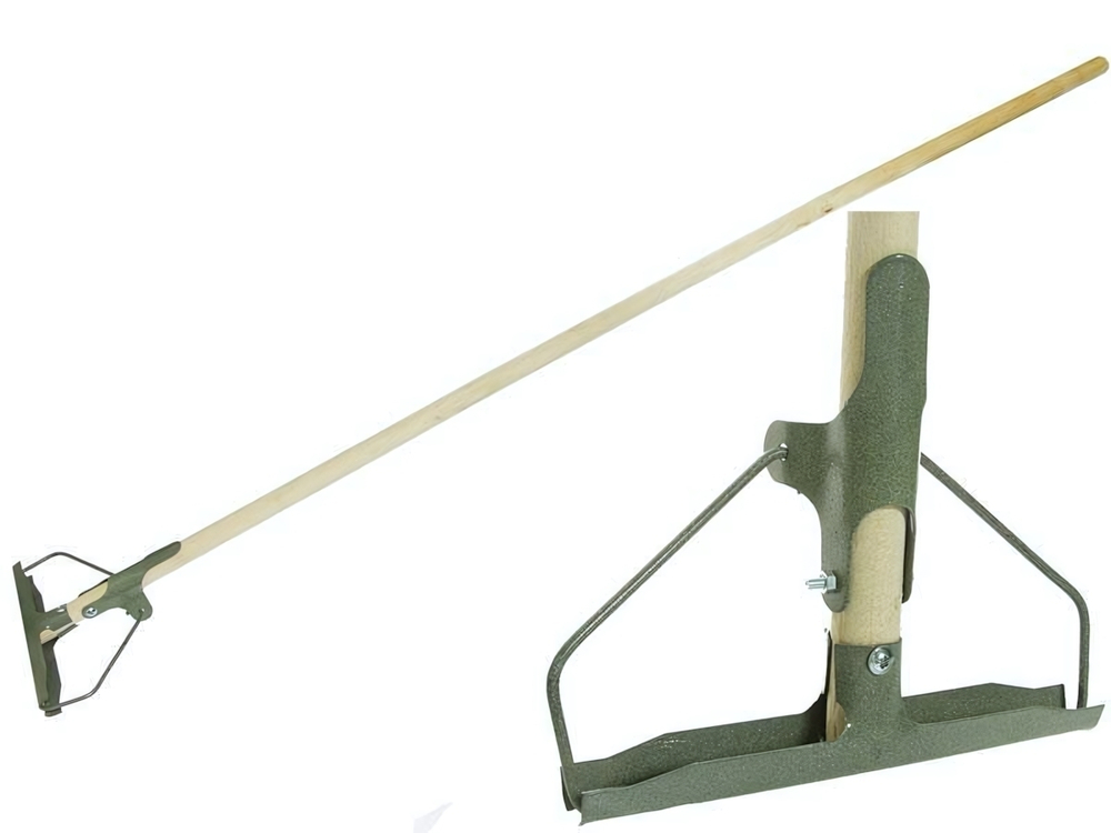 Тряпкодержатель металлический с деревянным черенком 200мм