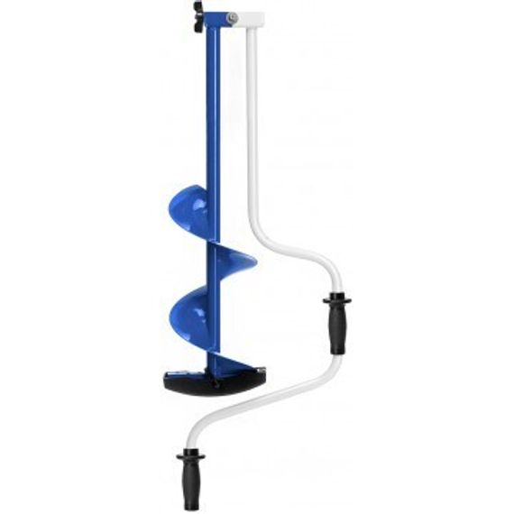 Ледобур HS-180D левое вращение, цельнотянутый шнек, высота шнека 40см (LH-180LD) Helios