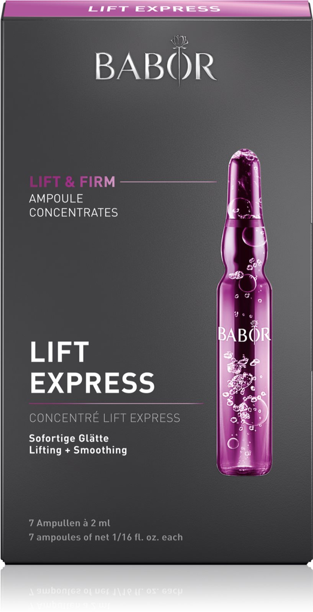 BABOR Ampoule Concentrates Lift Express - лифтинг-сыворотка с разглаживающим эффектом /   7x2  ml  / GTIN 4015165324096