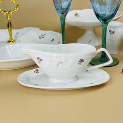 Lenardi 109-227 Соусник с блюдцем КРОКУС в под.уп.(х12)Фарфор