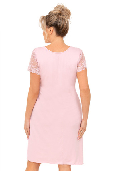 Livia nightdress plus Powder pink