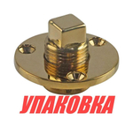 Шпигат латунный с резьбовой пробкой 18 мм, Marine Rocket (упаковка из 30 шт.)