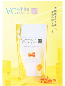VC White Crystal RG92plus Pure Rich Supplement пищевая добавка с витамином C пролонгированного действия, на 30 дней