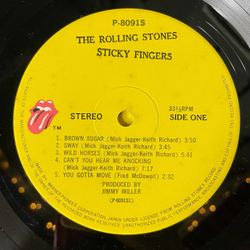 Винтажная виниловая пластинка LP The Rolling Stones Sticky Fingers (Japan 1971) (No Obi) Brown Sugar