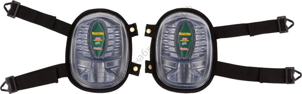 KRAFTOOL с гелевым наполнителем, с эргономичной пластиковой накладкой, защитные наколенники (11510)