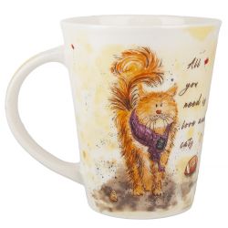 Кружка "Кошка" v=350 мл (min12) (транспортная упаковка)