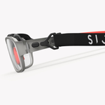 Спортивные очки с диоптриями детские Siols / Kids Fusion Hybrid / Crystal Dark Matt - Red / Small 7-10 лет