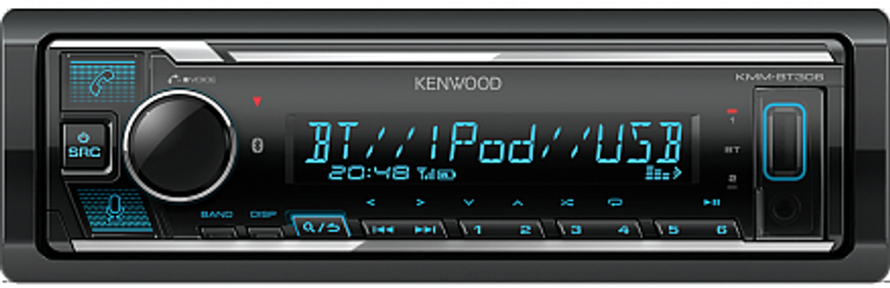 USB-магнитола Kenwood KMM-BT 306
