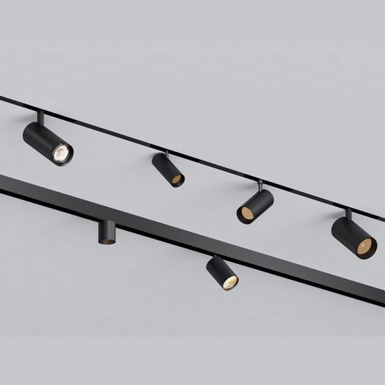 359956 PORT NT25 220 черный Трековый светильник с переключ. цв. темпер. IP20 LED 3000К\4000К\6000К 12W 90-240V VECTOR