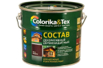 СОСТАВ ДЕРЕВОЗАЩИТНЫЙ COLORIKA&TEX ДЕКОРАТ МАХАГОН WS07 2,7Л