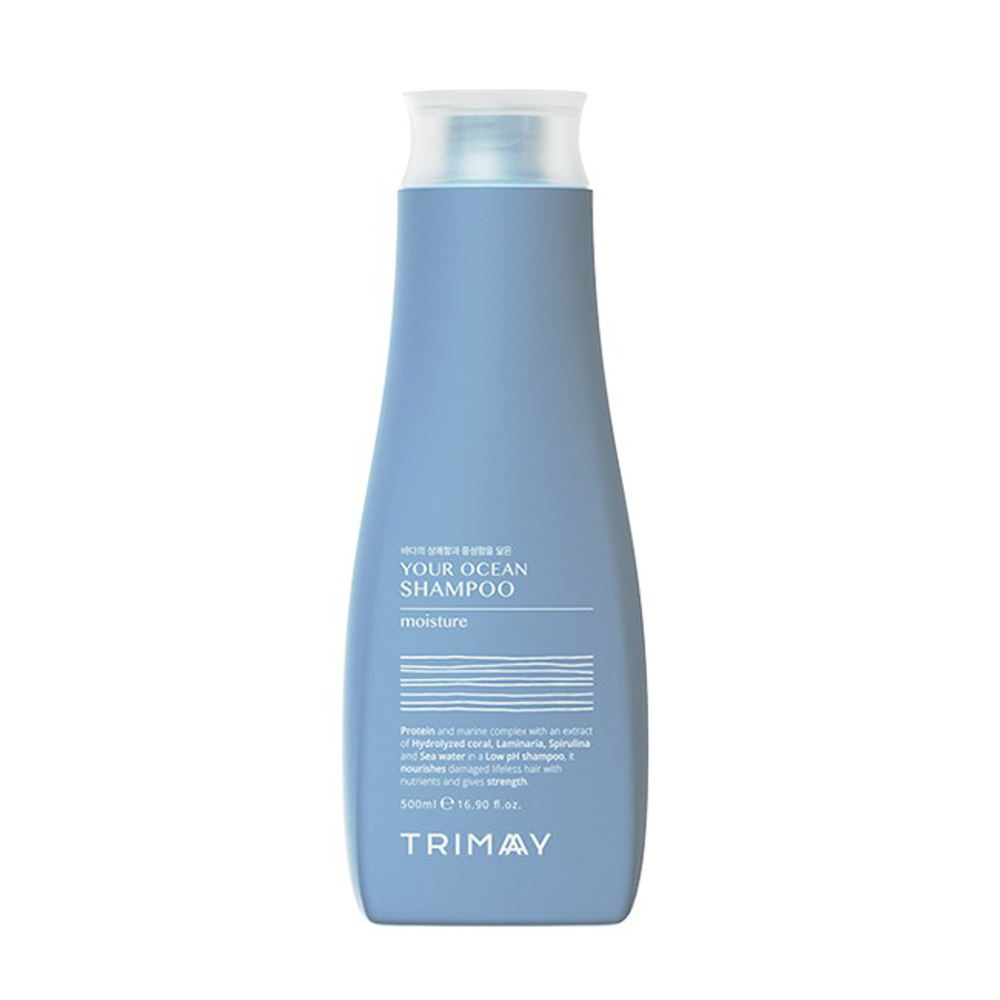 Бессульфатный протеиновый шампунь для сухих волос Trimay Your Ocean Shampoo Moisture (Protein) , 500 мл