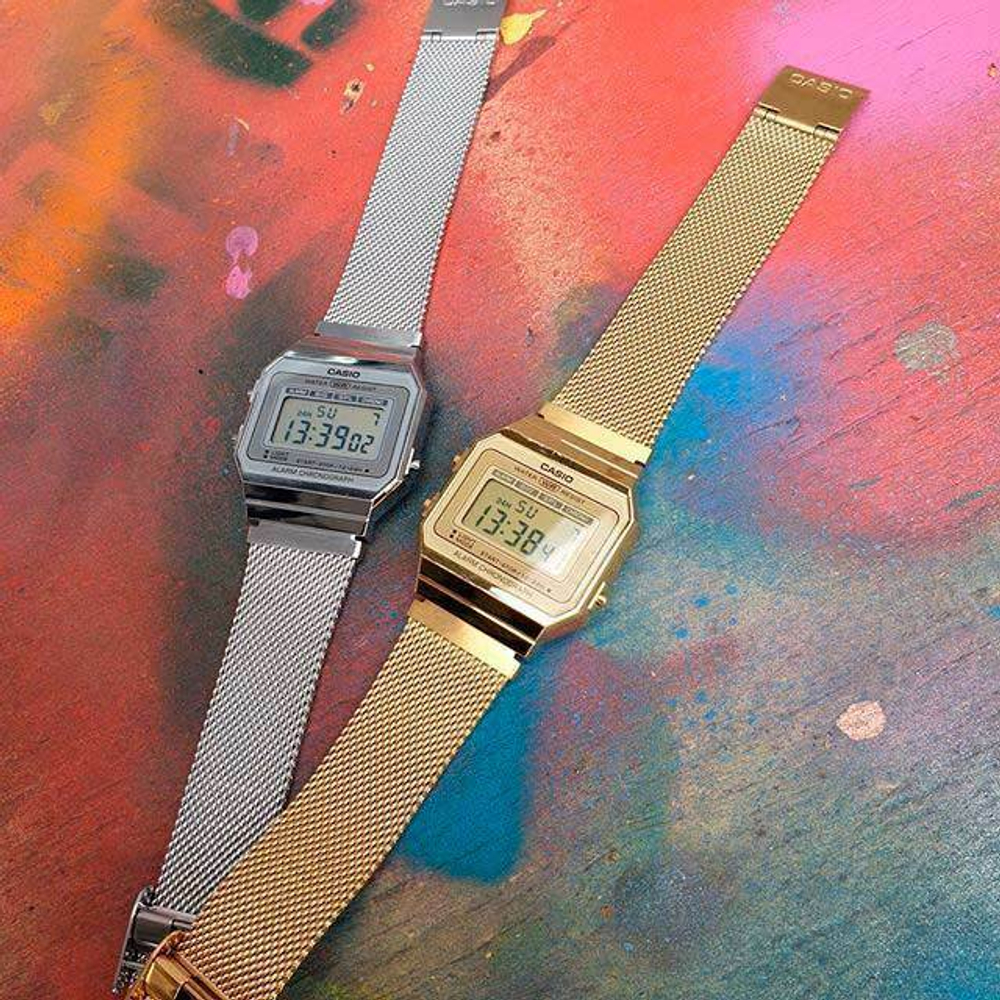 Японские наручные часы Casio Vintage A700WEM-7AEF с хронографом