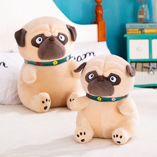 Милая мягкая игрушка Грустный Мопс