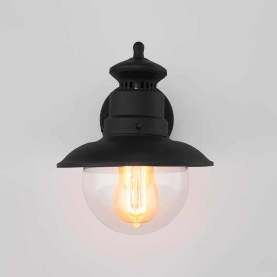 Уличный настенный cветильник Elektrostandard Talli D GL 3002D черный a038480