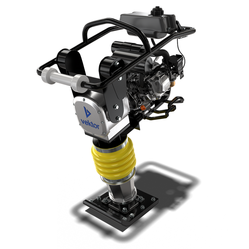 Вибротрамбовка бензиновая Vektor VRG-80L - [80 кг / 10 кН / Loncin LC168F-2H]