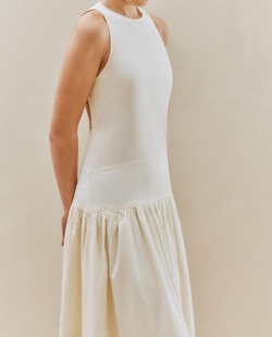 ZARA HOME ДЛИННОЕ ПЛЯЖНОЕ ПЛАТЬЕ, ЭКРЮ