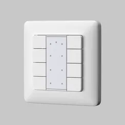 Кнопочная настенная панель 8-ми клавишная DALI Lighting control 721042