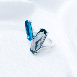 "Экстра" кольцо в серебряном покрытии из коллекции "Дефиле" от Jenavi