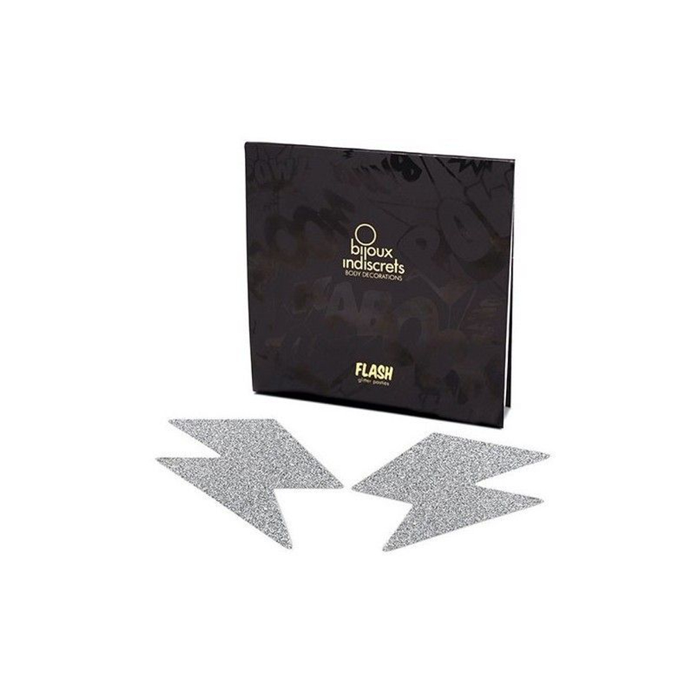 Серебристые пэстисы-молнии Flash (Цвет: серебристый)