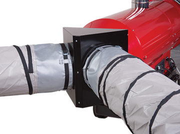 Адаптер на два выхода для крепления рукава ?300 мм для теплогенераторов Ballu-Biemmedue EC 85