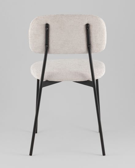 Стул Chao светло-серый черные ножки 4 шт.