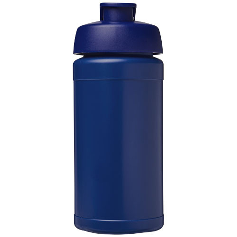 Спортивная бутылка Baseline из переработанных материалов объемом 500 мл с откидывающейся крышкой