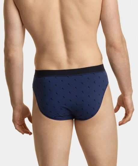 Мужские трусы (3шт) слипы спорт Atlantic 3MP-152 , темно-синие + красные + темно-голубые