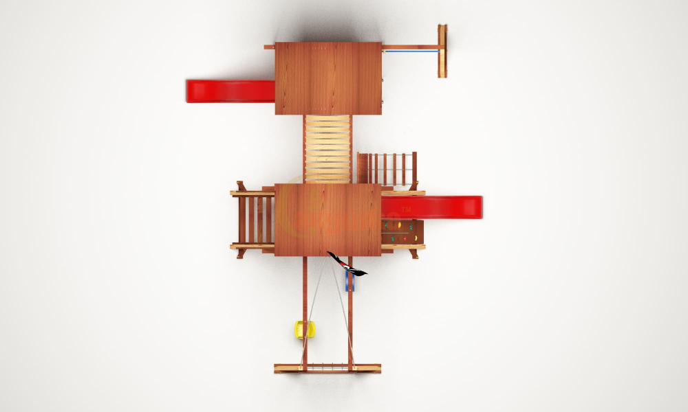 Деревянный игровой комплекс Савушка Lux - 9