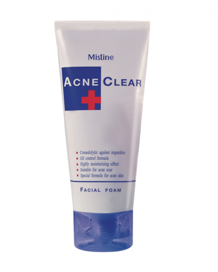 Mistine Пенка для умывания от угрей и прыщей для проблемной кожи Acne Clear Facial Foam 85 гр