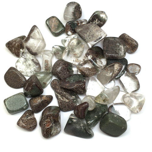 Хлоритовый кварц, крошка 5-15 мм (50 грамм)