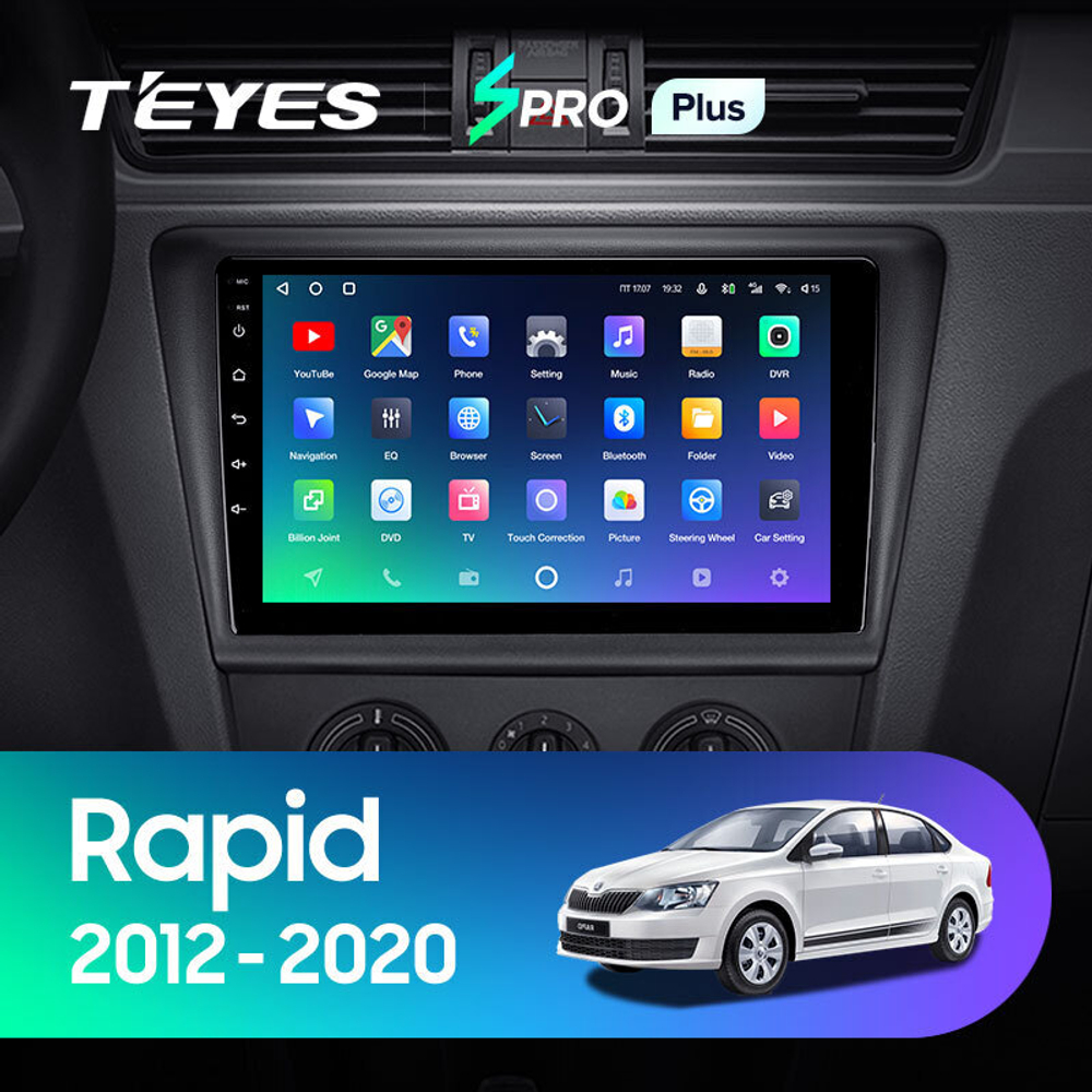 Teyes SPRO Plus 9" для Skoda Rapid 2012-2020