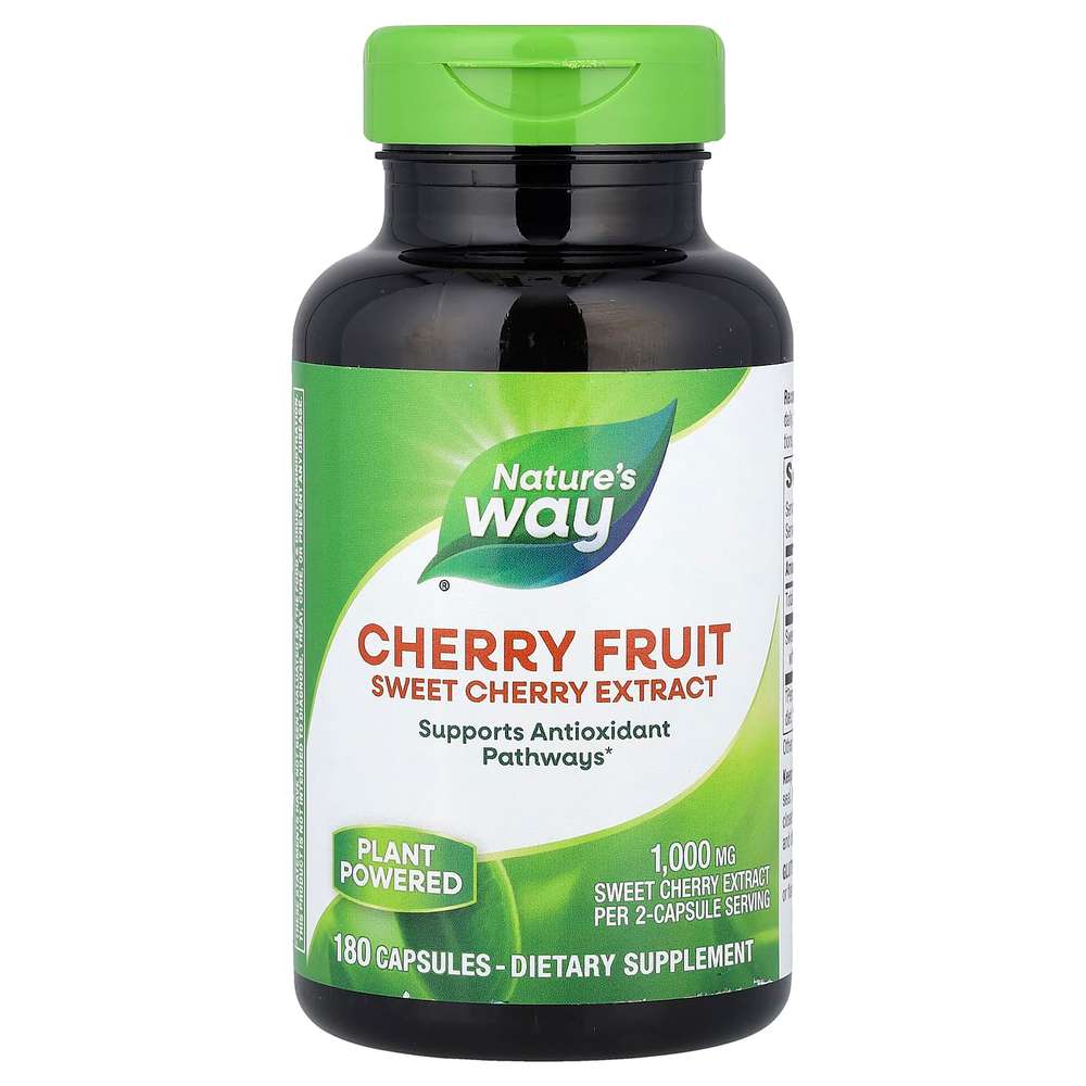 Nature's Way, Cherry Fruit, экстракт черешни, 180 капсул (500 мг на капсулу)