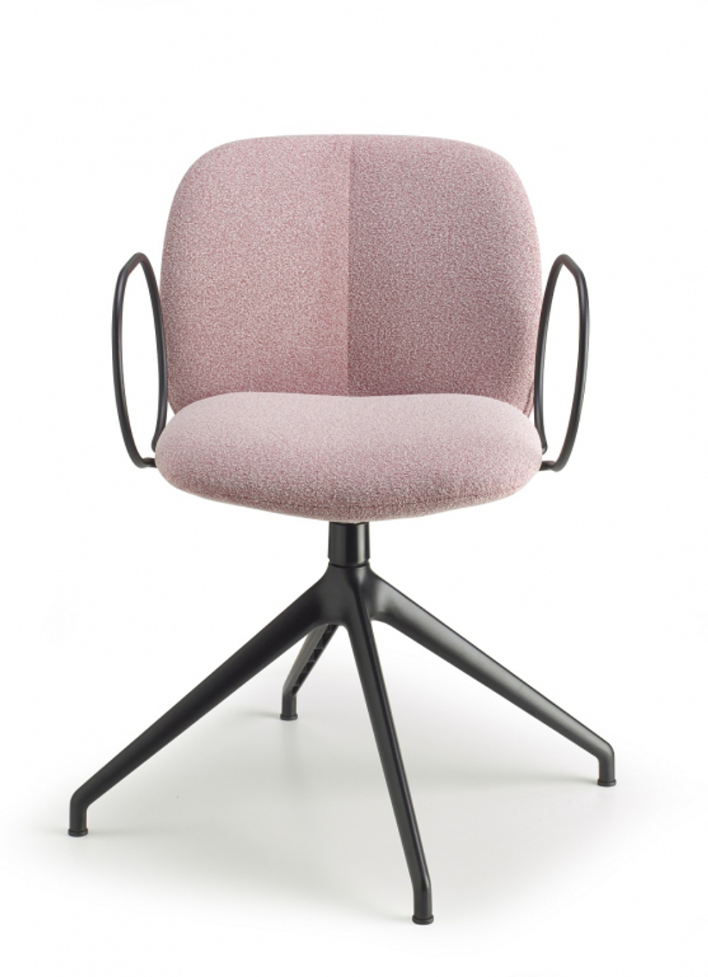 Кресло офисное с обивкой Scab Design Mentha Pop, черный, розовый