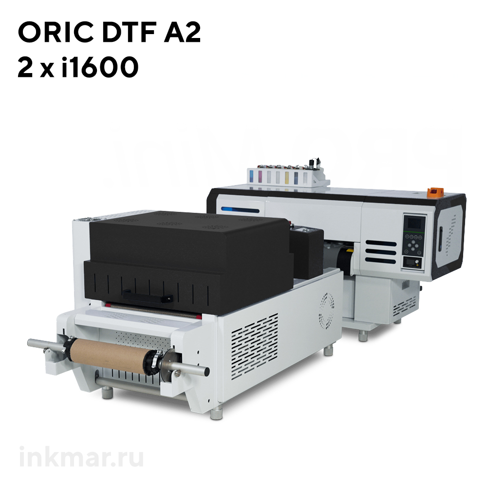 DTF принтер Oric A2 45см, 2*i1600, шейкер-сушка, встроенная вытяжка, Flexi 19