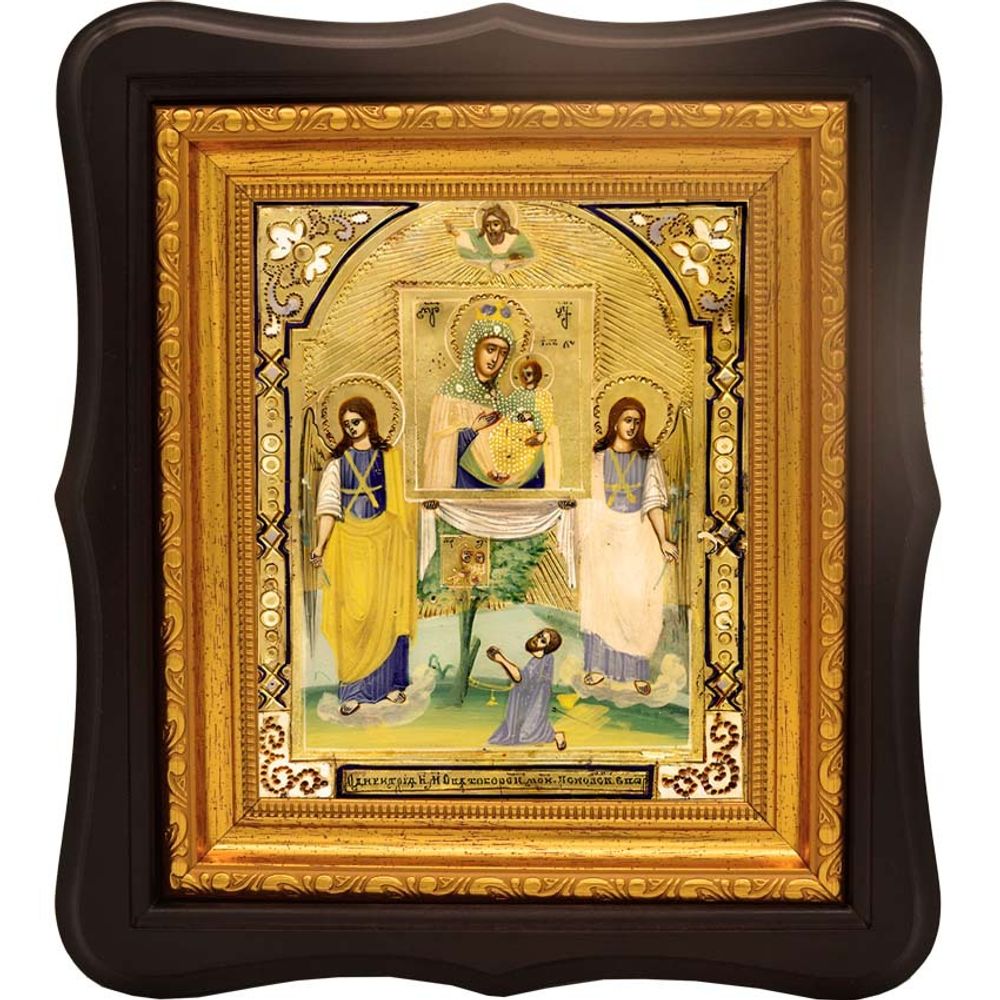 Одигитрия Святогорская. Старинная икона Божией Матери.