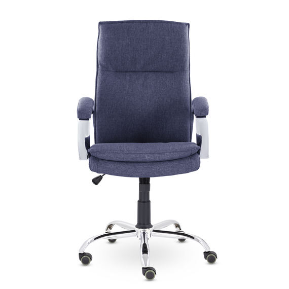 Кресло СН-701 Куба В хром ХДП Ср Moderno 07 (синий)