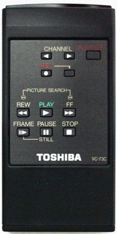 Пульт ДУ TOSHIBA VC-73C ORIGINAL