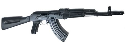 Охолощенный автомат Калашникова АКМ СХП ВПО-925 в пластиковом обвесе