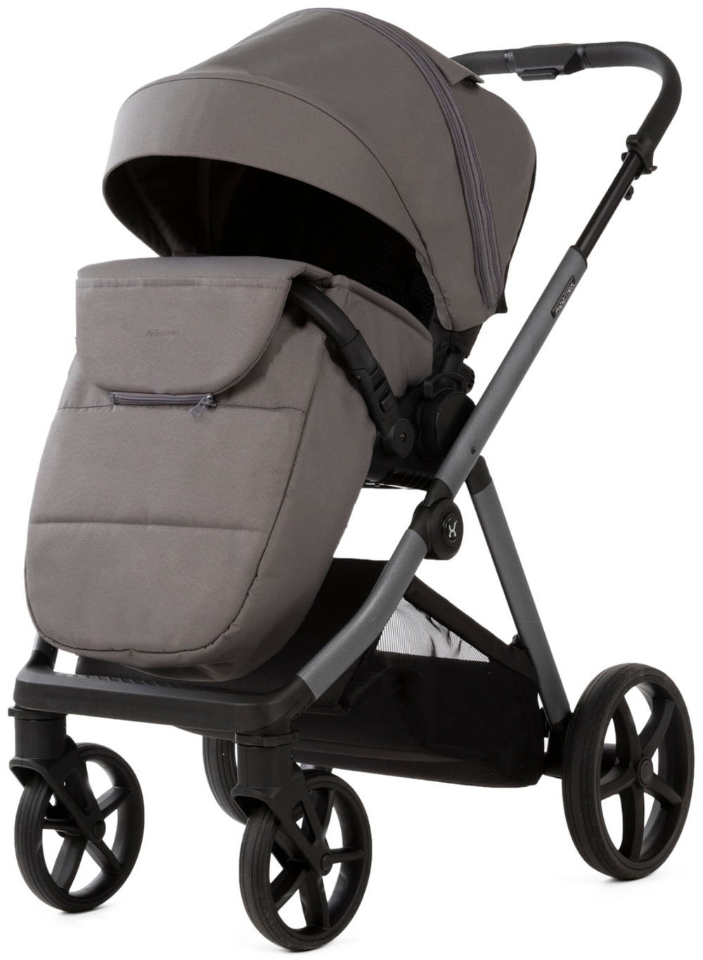 Детская коляска Adamex Sigma Natura 3 в 1 SI-10-STONE (Т.СЕРЫЙ)
