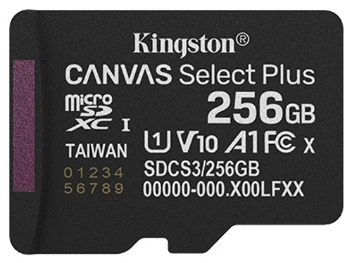 Карта памяти Kingston microSDXC SDCS3/256GBSP 256 Гб