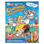 Игра настольная "Сырные приключения" 19,5*24,5*6см. 2009K300-R (Умные игры)