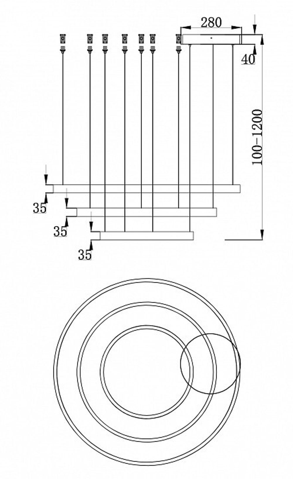 Основание Maytoni Rim MOD058A-03BS