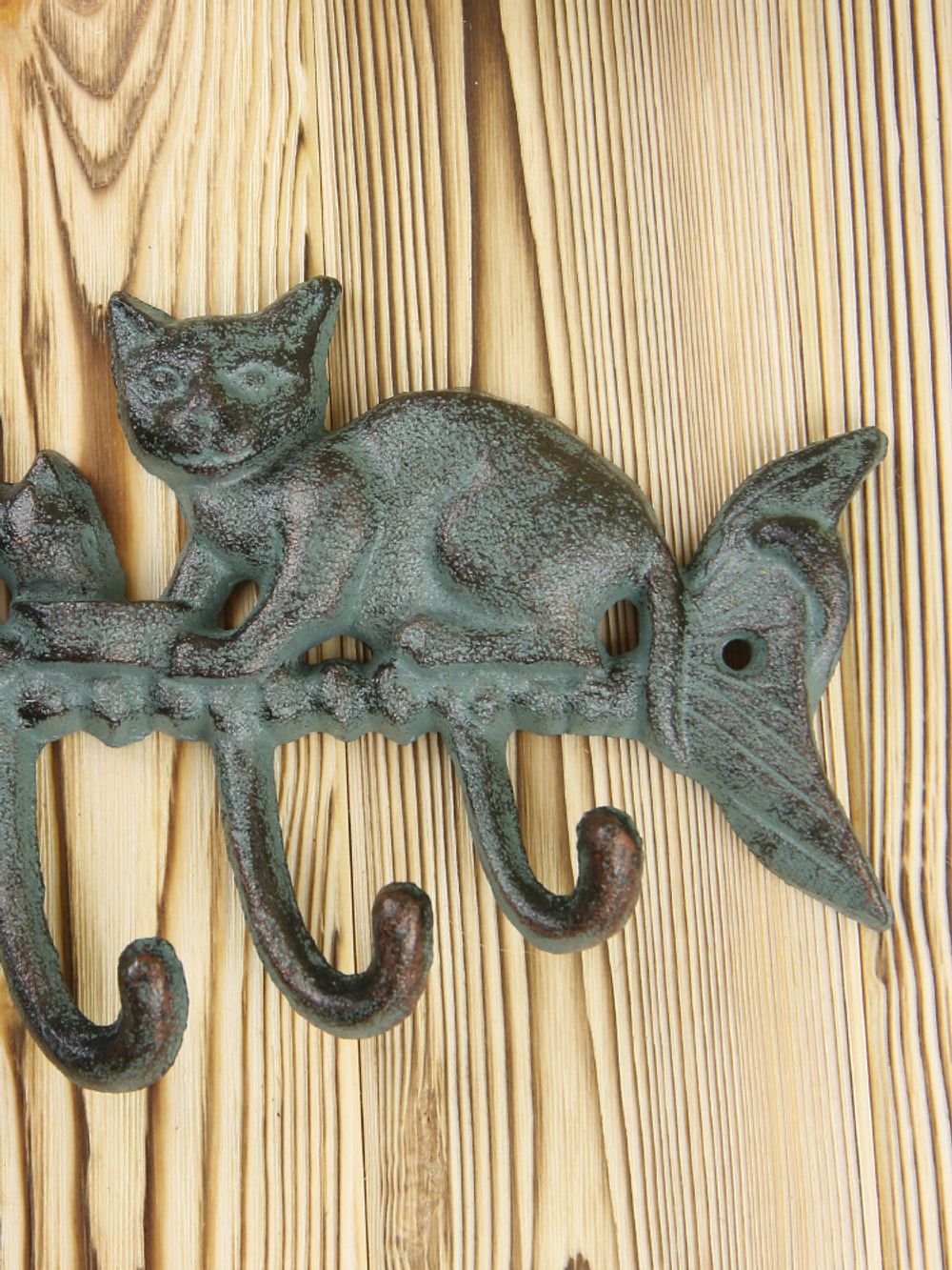 Iron Garden Вешалка настенная Вкусная Рыбка, 4 крючка