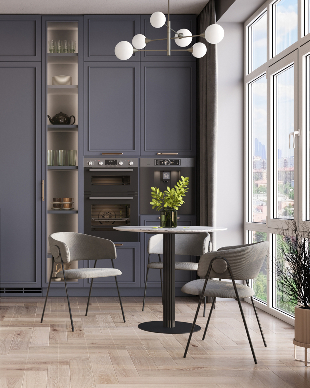 Светильник подвесной Moderli V10840-6P Molecule