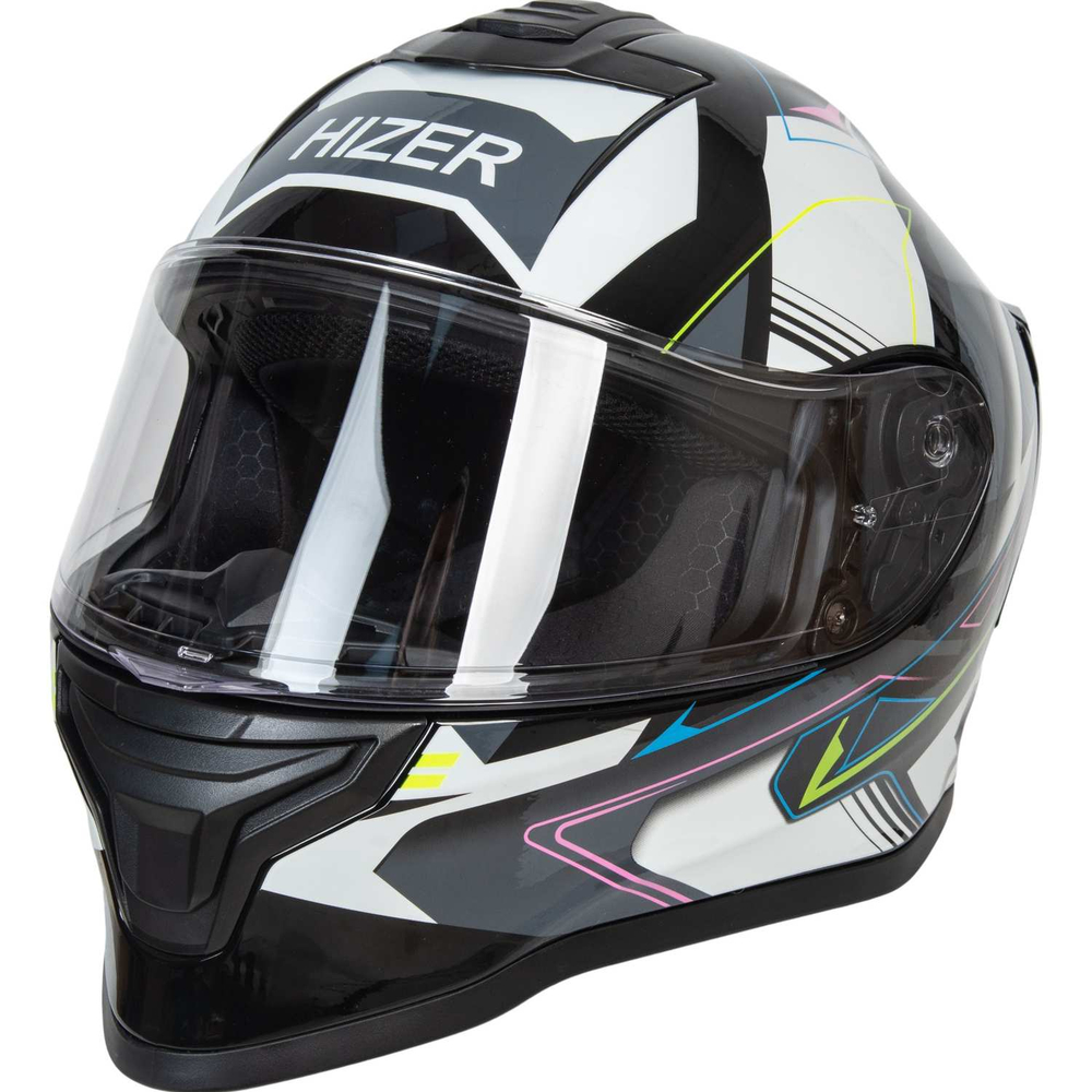 Шлем мото интеграл HIZER J5325 №4 (XXL) gray