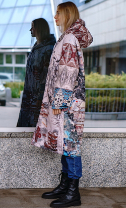 Двустороннее пальто-парка