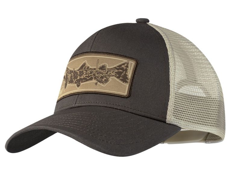 Кепка Buff Explore Trucker Cap Lake River Khaki Фото 1