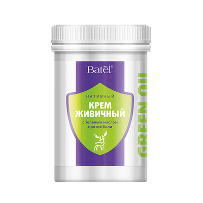 Batel. Крем живичный нативный с зеленым маслом против боли